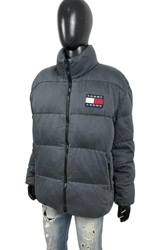 Tommy Hilfiger Tommy Jeans Giubbotto Imbottito Grigio Uomo XL Size US XL / EU 56 / 4 - 2 Thumbnail
