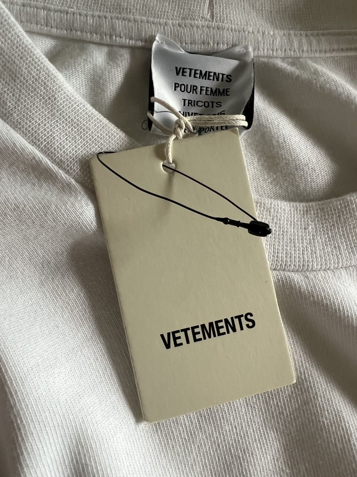 Vetements Vetements FW16 Ghost Long Sleeve Tee Size US XL / EU 56 / 4 - 10 Thumbnail