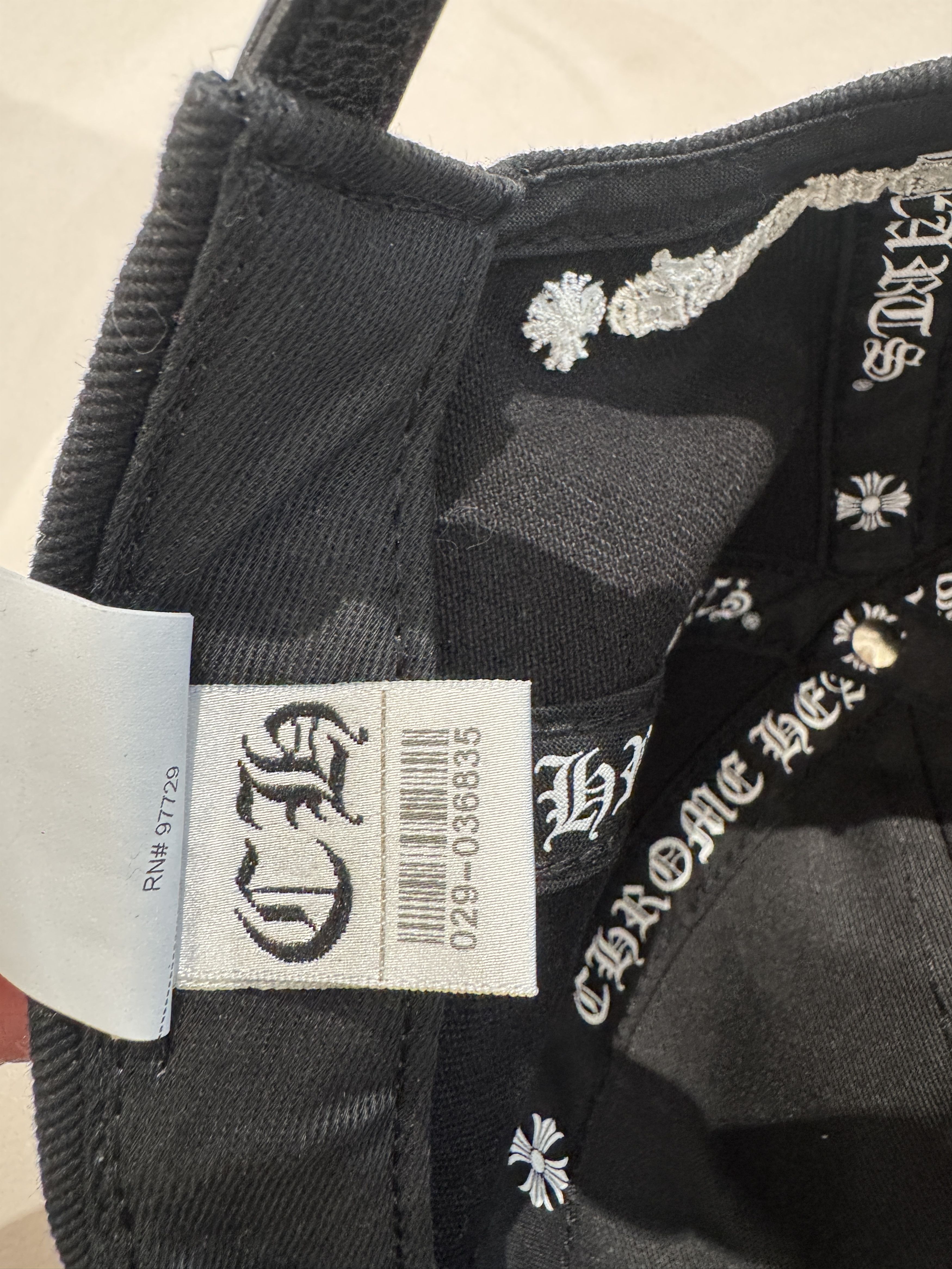 Chrome Hearts Chrome Hearts Matty Boy Chomper Embroidered Black Cap Size ONE SIZE - 11 Thumbnail