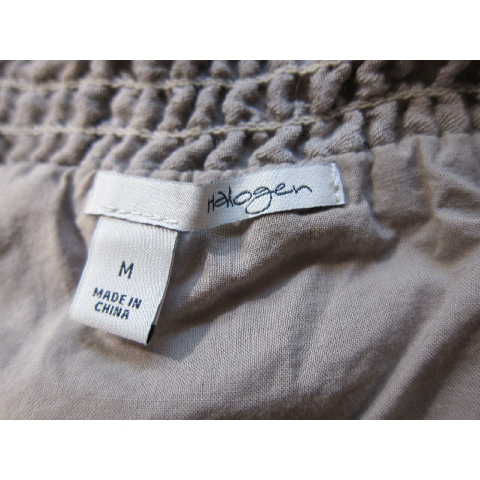 Vintage Halogen Skirt Women Medium A-Line Knee Length Grey Lined Pockets Rayon Nylon Elastic Waist Casual Formal 90s 00s Vintage Mens? Size 32" / US 10 / IT 46 - 3 Thumbnail