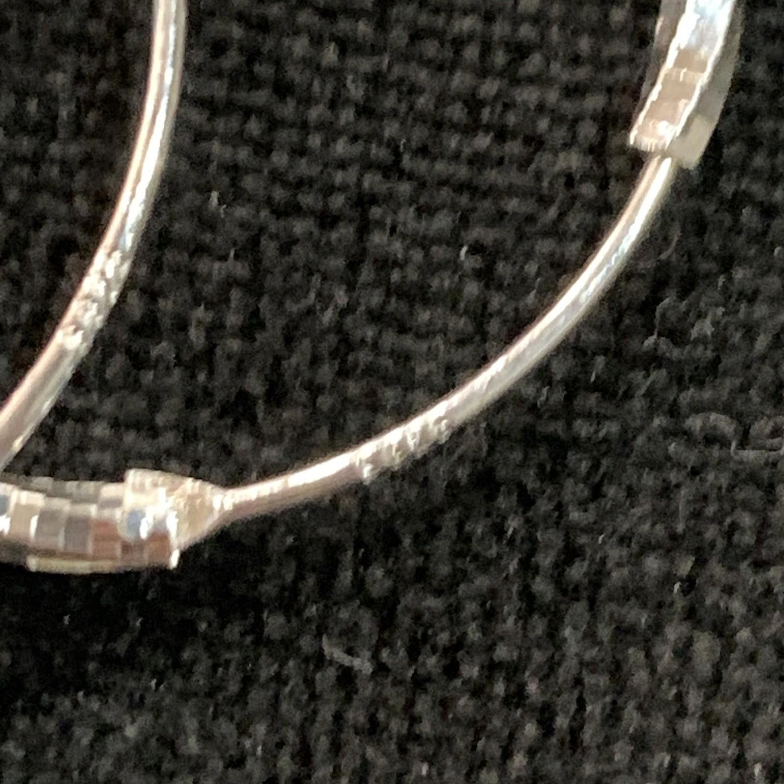Sterling Silver Sterling Silver 925 - Latch Earrings - SM Twisted Hoops Size ONE SIZE - 5 Thumbnail