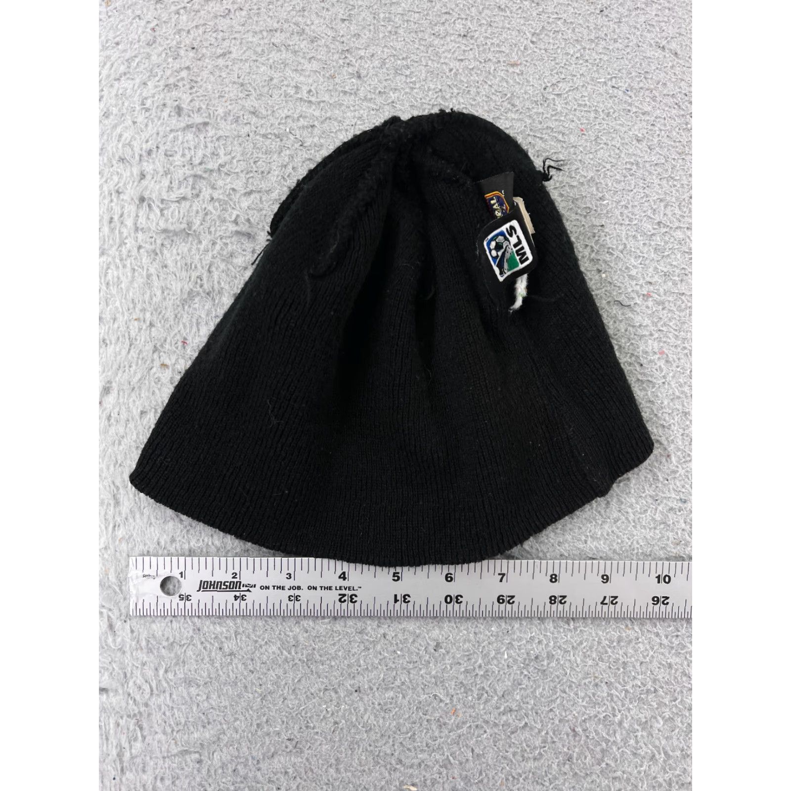 Adidas Adidas Beanie Adult One Size Black MLS Real Salt Lake Soccer Logo Acrylic Knit Size ONE SIZE - 6 Thumbnail