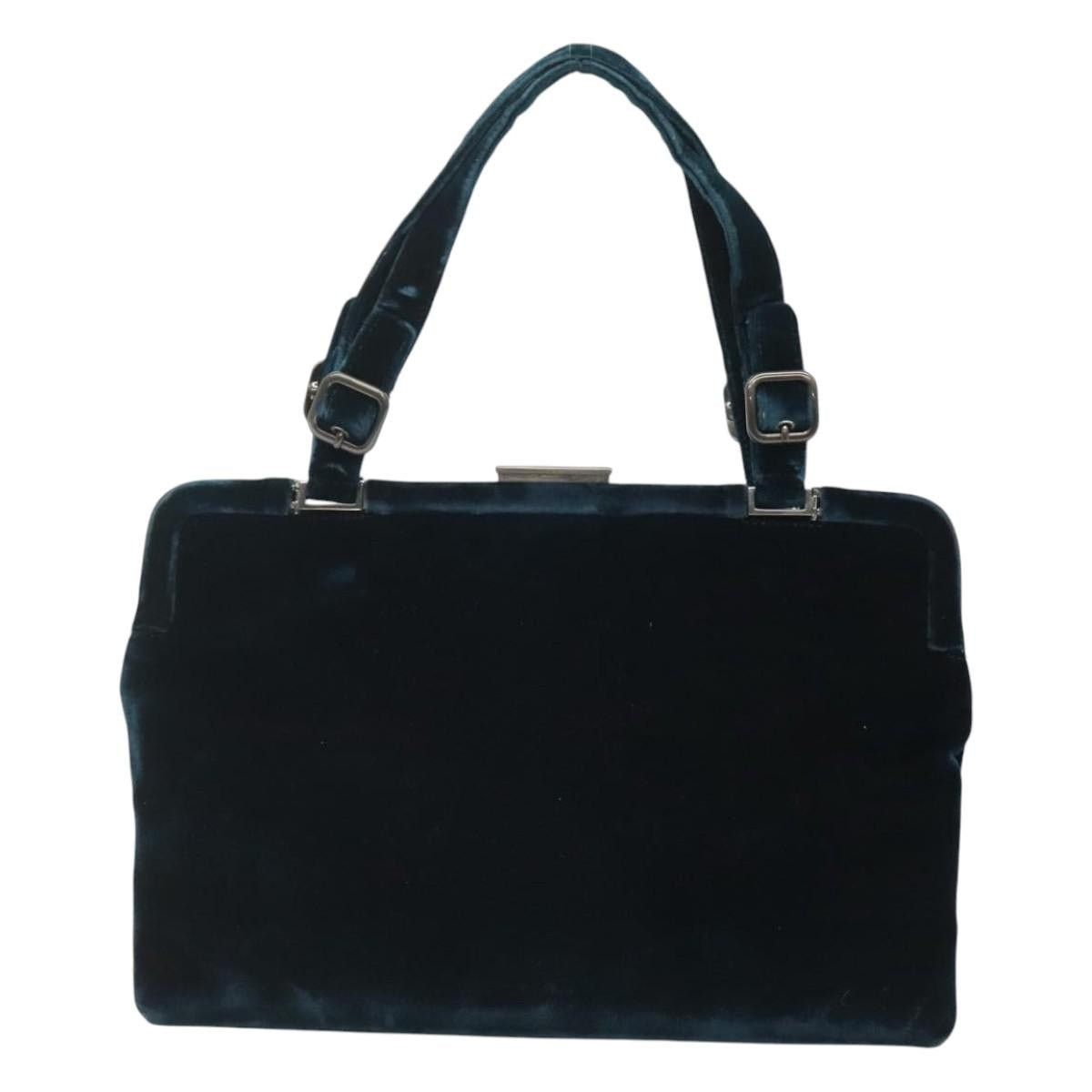 Prada PRADA Tote Bag Velor Navy Silver Size ONE SIZE - 2 Thumbnail