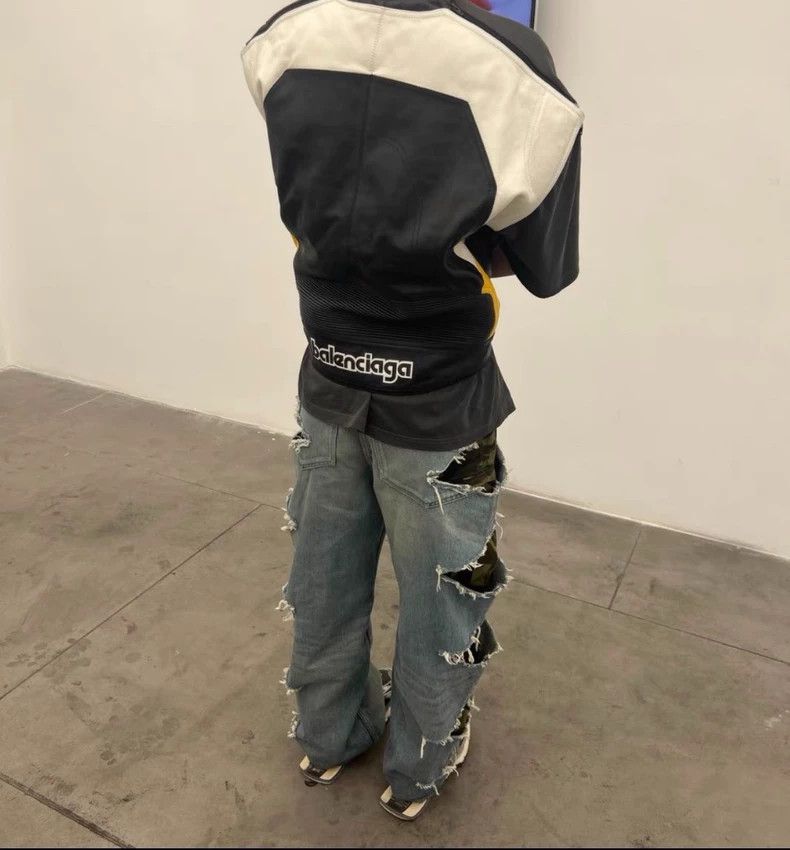 Balenciaga Balenciaga size 34 17 Fw racing patchwork short sleeves 250 Size US M / EU 48-50 / 2 - 8 Thumbnail