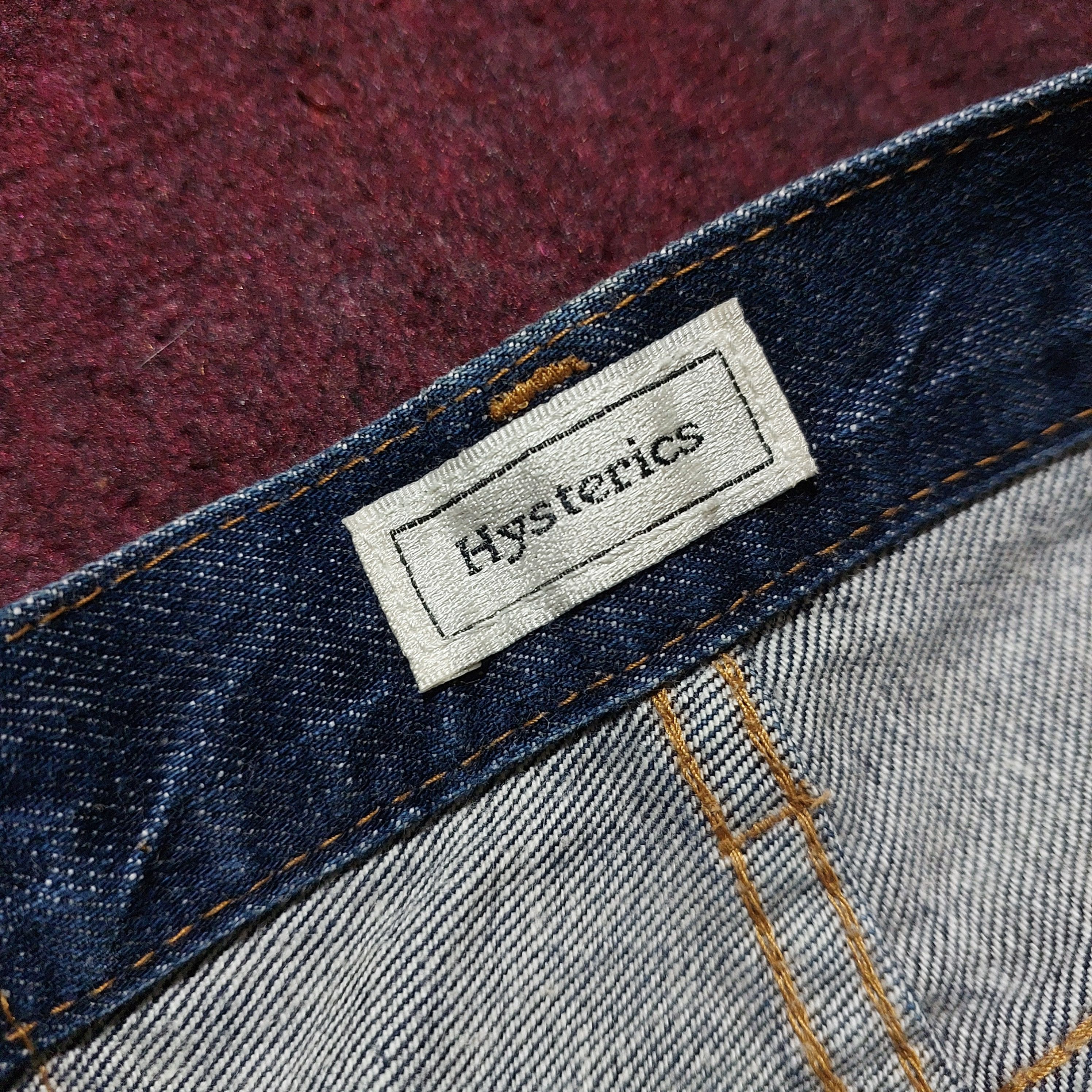 Hysteric Glamour Hysteric Glamour Oaklan Riders indigo blue Denim Size US 27 - 8 Thumbnail