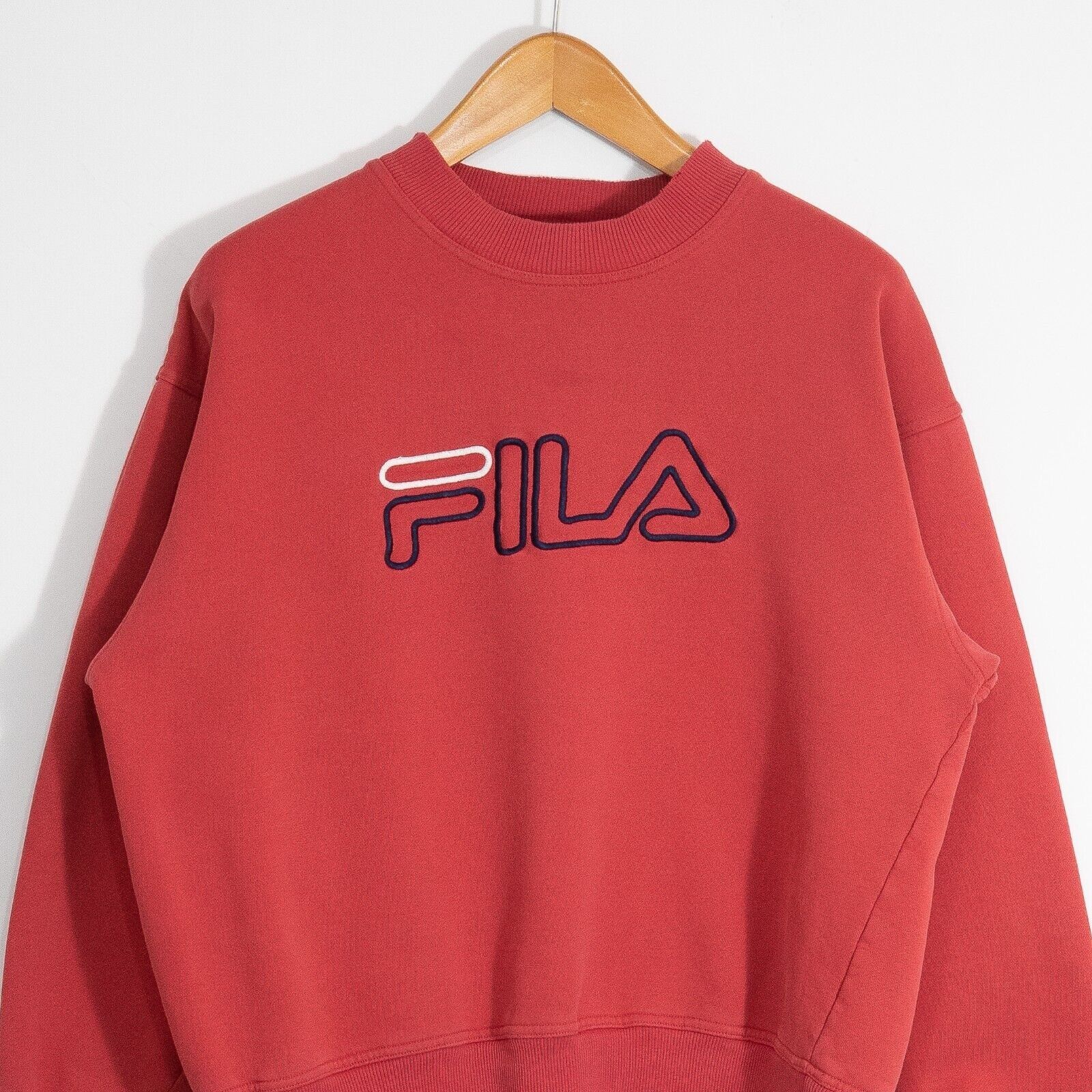 Fila Vintage 90s FILA Sweatshirt Mens Small - Boxy Cropped Faded Size US S / EU 44-46 / 1 - 2 Thumbnail