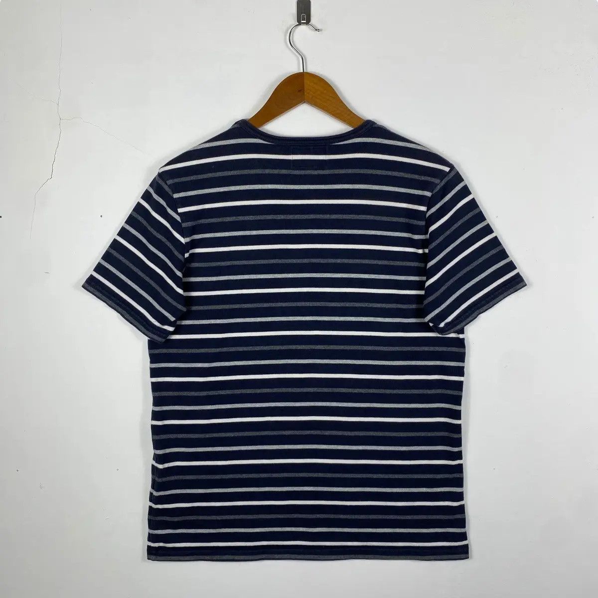 Beams Japan Japanese Brand BEAMS Small Striped Tee Shirt Size US M / EU 48-50 / 2 - 4 Thumbnail