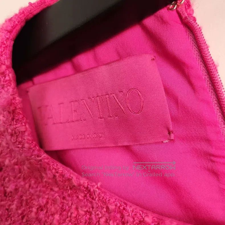 Valentino Valentino Rose red woven dress Size S / US 4 / IT 40 - 3 Thumbnail