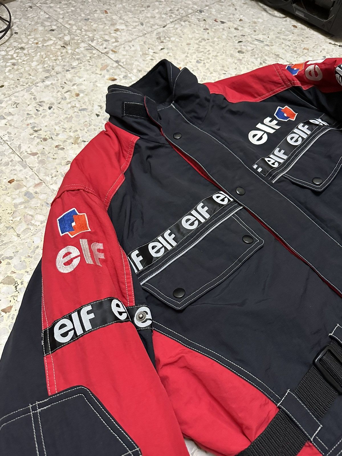 Sports Specialties ELF Racing Moto Jacket Design With Belt Stlye Size US XL / EU 56 / 4 - 7 Thumbnail