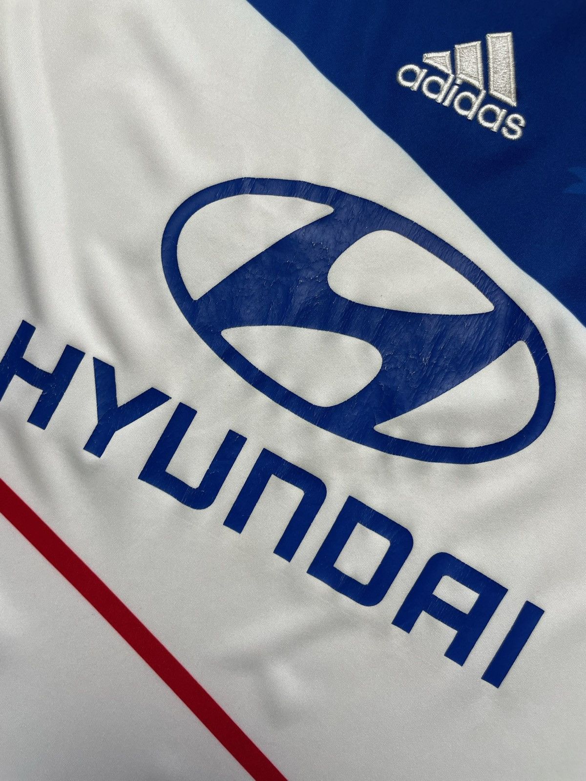 Adidas × Vintage Vintage Adidas Olympique Lyonnais soccer jersey size M Size US M / EU 48-50 / 2 - 3 Thumbnail