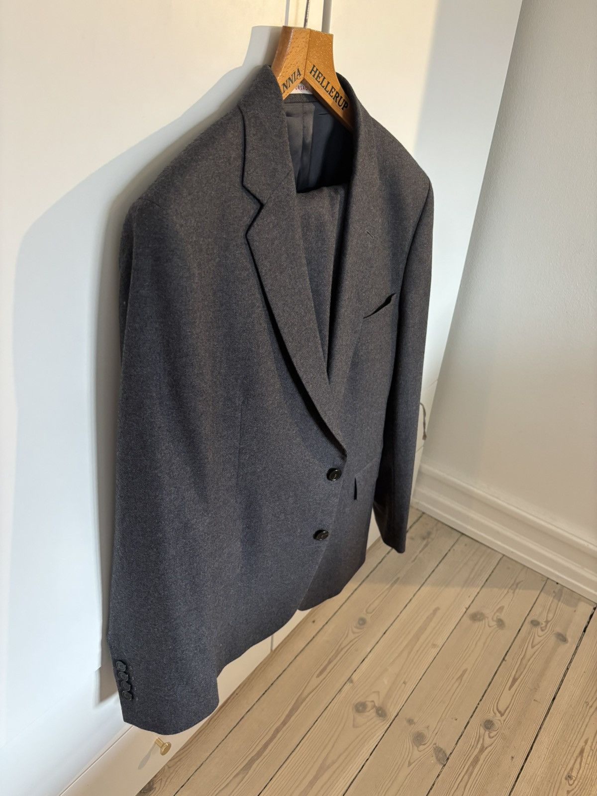 De Fursac Grey flannel suit - De Fursac Size 44R - 2 Thumbnail