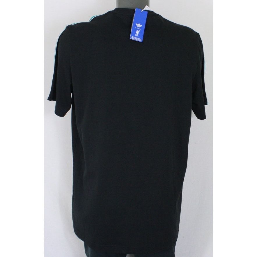 Adidas NWT Adidas Liverpool FC Terrace Icons Black Throwback Jersey Size US L / EU 52-54 / 3 - 5 Thumbnail
