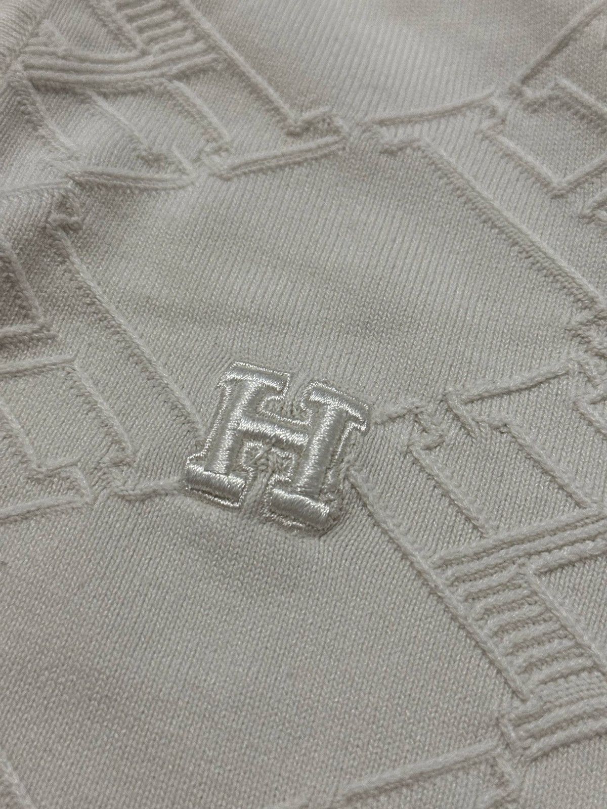Hermes Hermes white monogram polo shirt Size US XL / EU 56 / 4 - 9 Thumbnail