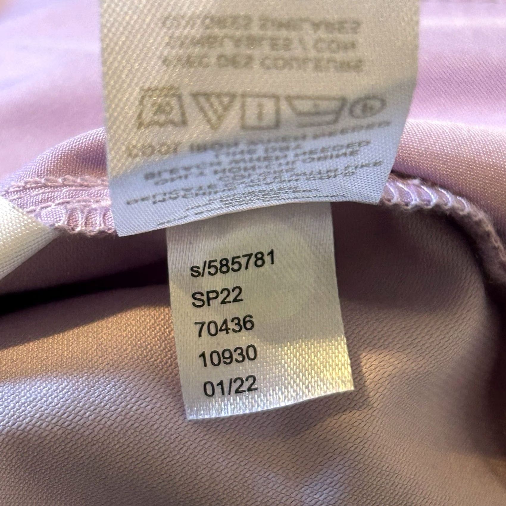 Ann Taylor VINTAGE? No. Ann Taylor Pants Women Medium Light Purple Pull On Elastic Waist Belted 30x26 Size 32" / US 10 / IT 46 - 6 Thumbnail