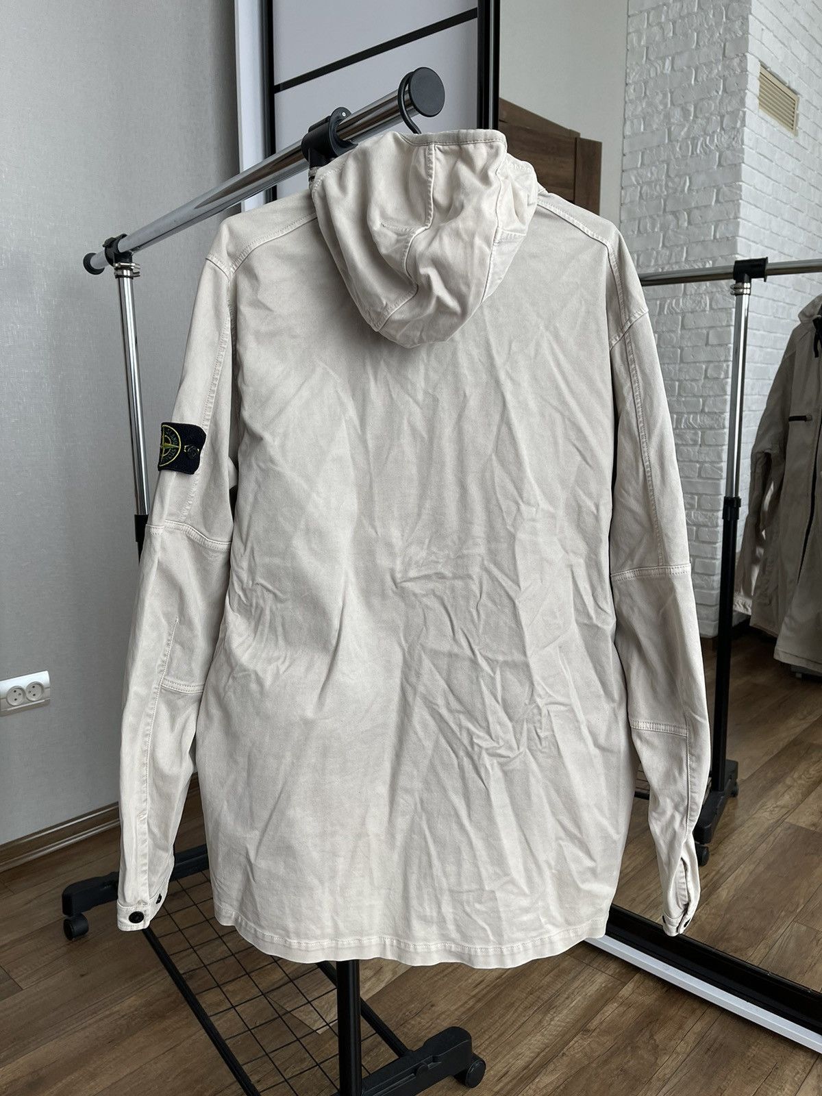 Stone Island Stone Island Hooded Zip Overshirt Light Jacket Size US XXL / EU 58 / 5 - 2 Thumbnail