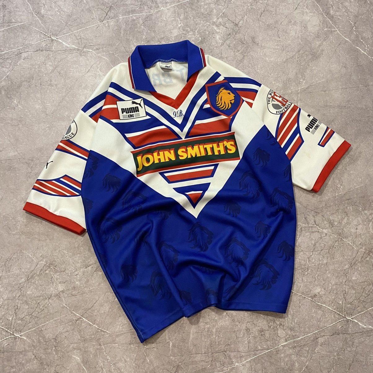 Puma VINTAGE PUMA GREAT BRITAIN RUGBY TEE JOHN SMITHS 90s Size US XL / EU 56 / 4 - 1 Thumbnail