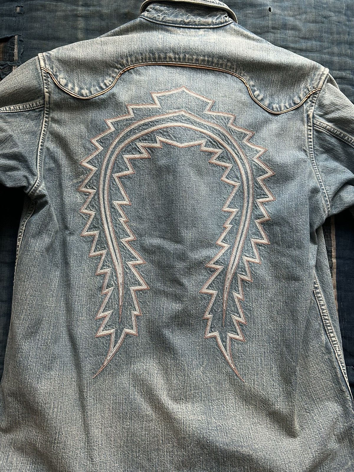Kapital × Kapital Kountry Kapital naja embroidery denim jacket Size US M / EU 48-50 / 2 - 3 Thumbnail