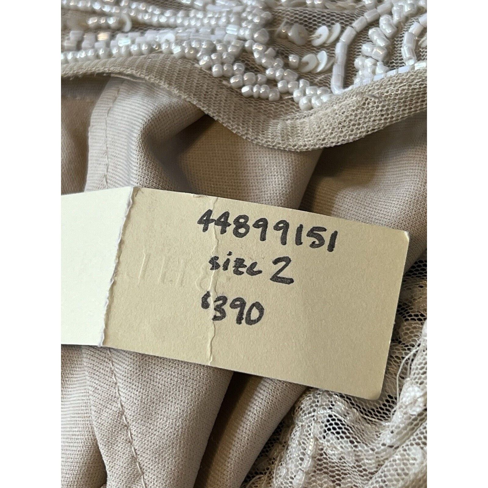Other BHLDN Sanders Beaded Maxi Dress Formal Bridal Cap Sleeves Size XS / US 0-2 / IT 36-38 - 6 Thumbnail