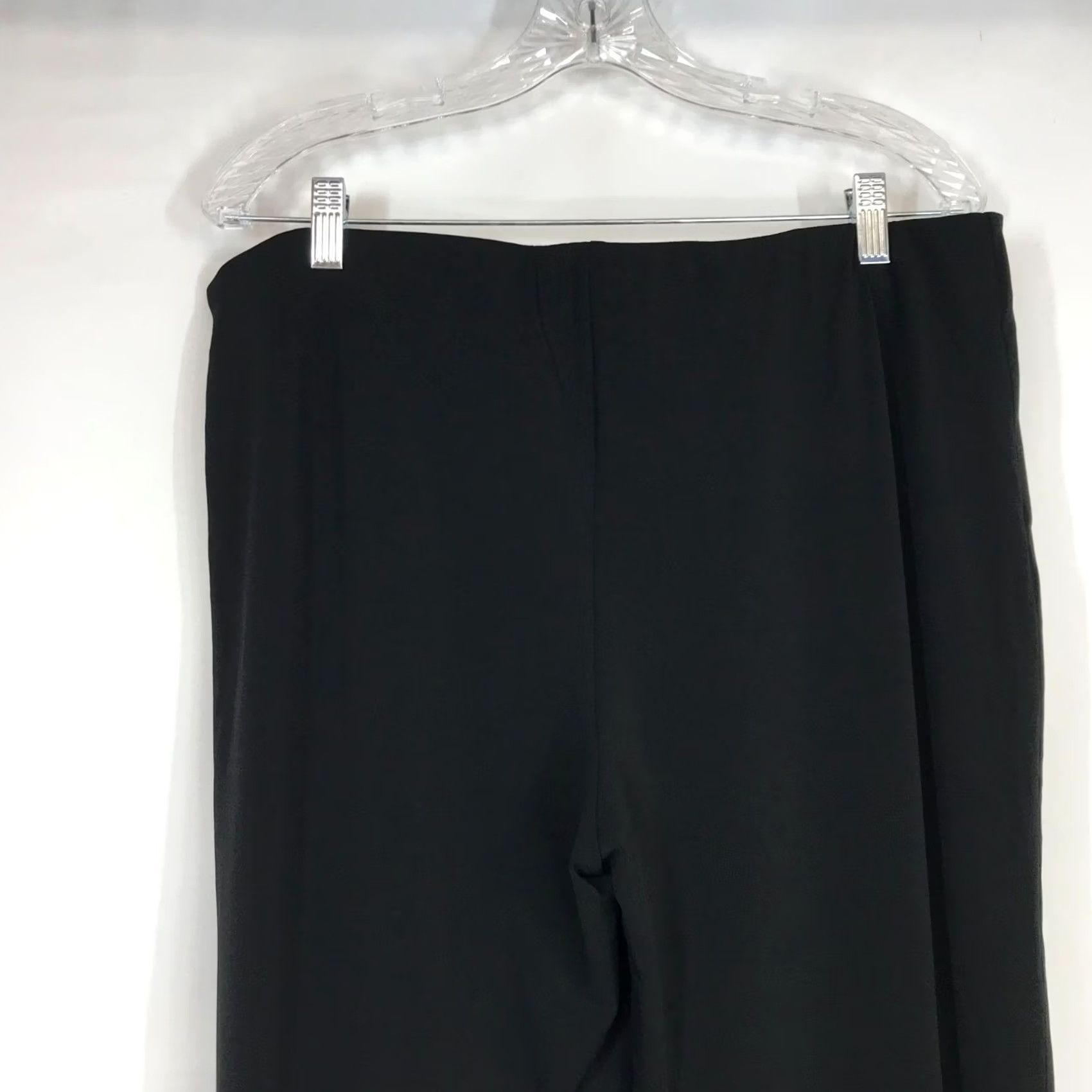 Tilley TILLEY Pants Men Large Black Elastic Waist Flat Front Polyester Blend PANTS Mens L Black Size US 33 - 4 Thumbnail