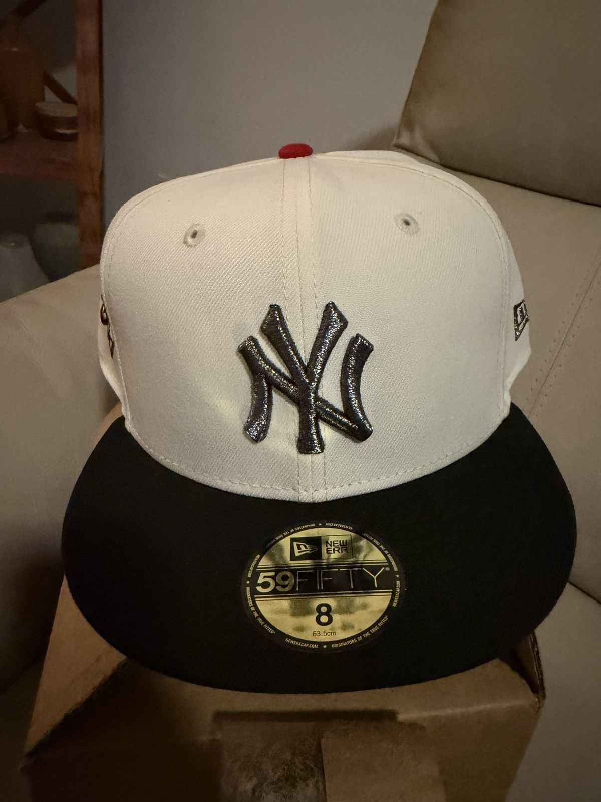 New Era Nigel Sylvester Chrome White 59FIFTY Fitted Size ONE SIZE - 3 Thumbnail