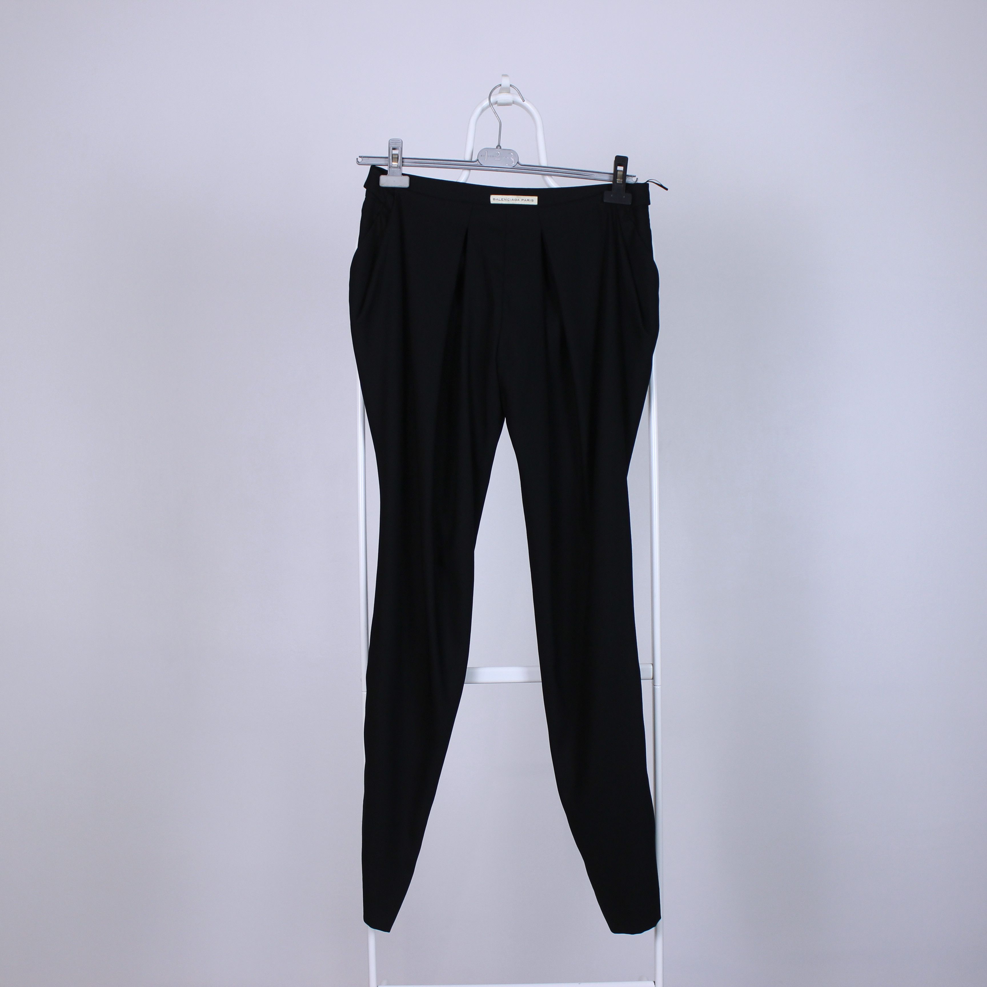 image of Balenciaga Vintage Women Pants Jogger Tag 38 in Black (Size 26)