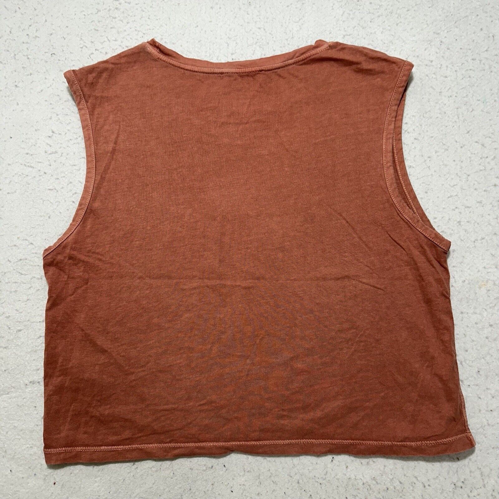 Zara Zara Large Sleeveless Pullover Tank Top Cropped Pink Size L / US 10 / IT 46 - 9 Thumbnail