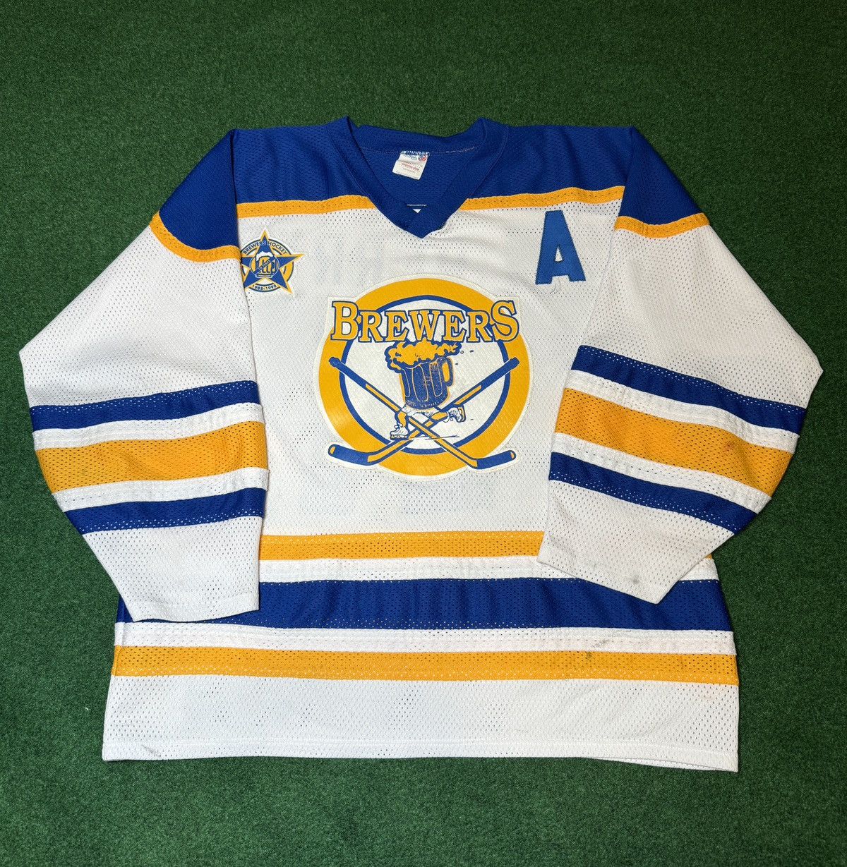 Ccm × Vintage Vintage 90s Brewers Ice Hockey Beer Sabres Mens XXL Jersey Size US XXL / EU 58 / 5 - 1 Thumbnail