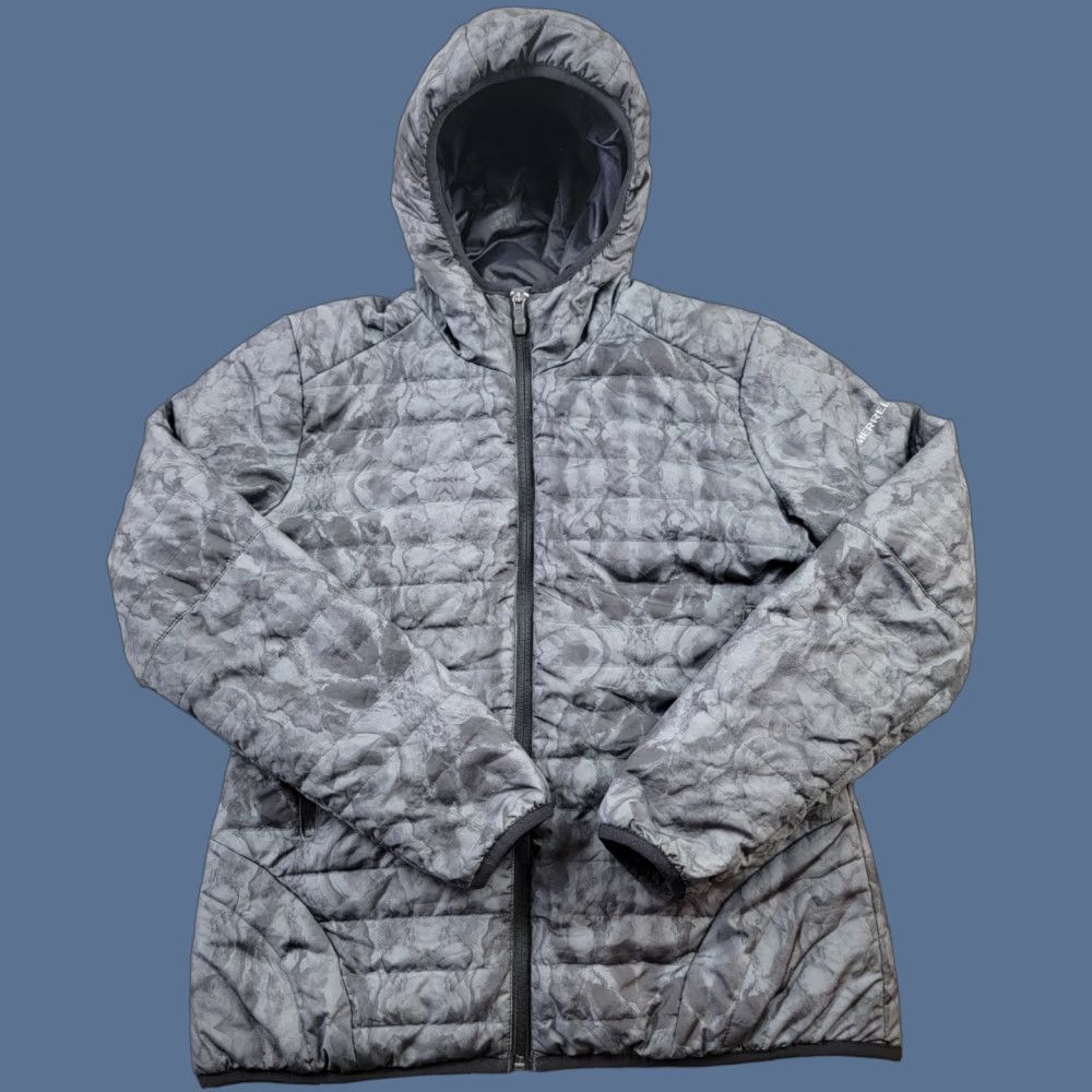 Merrell Merrell Jacket Womens Medium Gray Full Zip Hooded Puffer Outdoor Active Shirt? Size M / US 6-8 / IT 42-44 - 1 Thumbnail