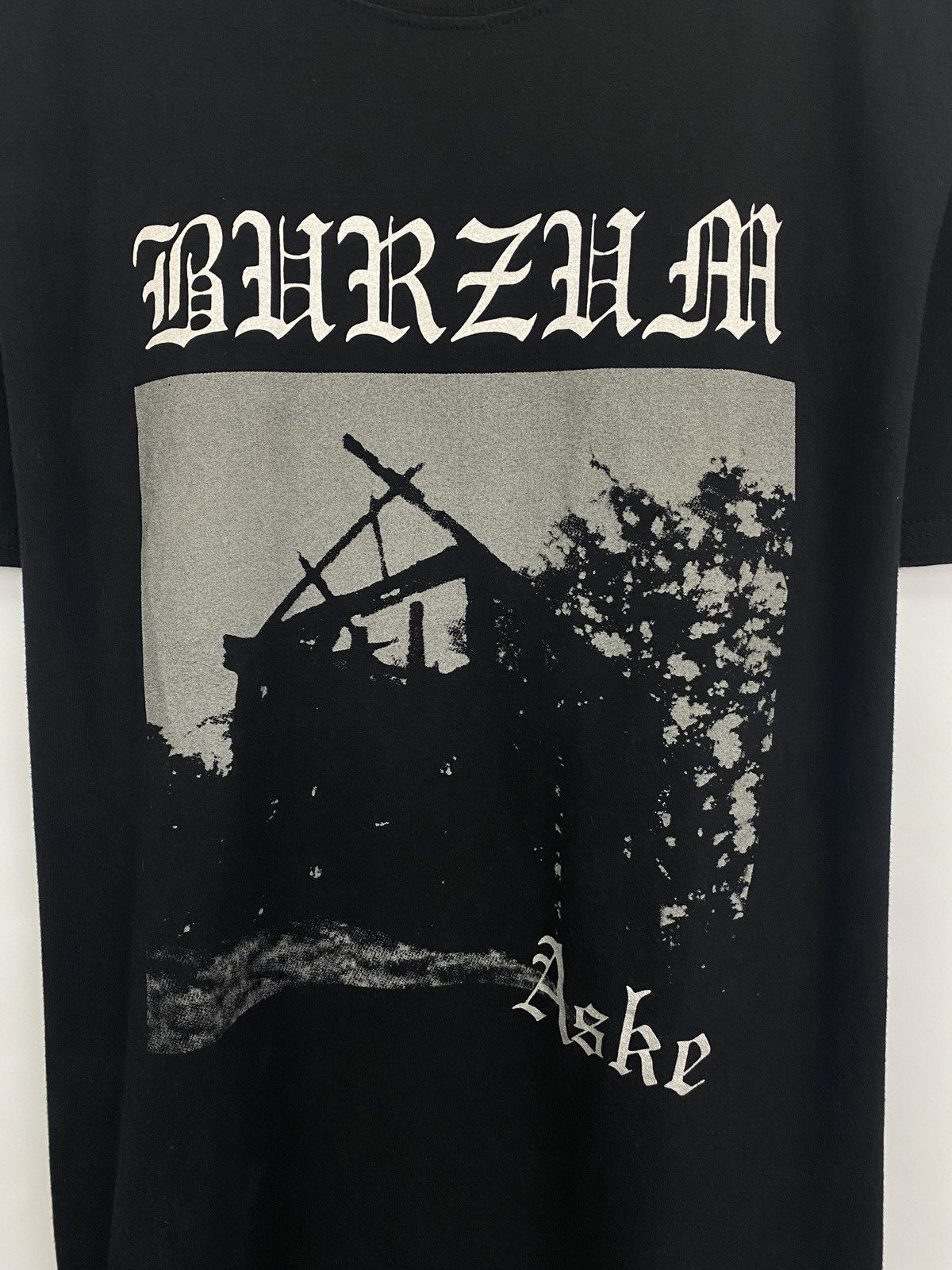 Band Tees × Vintage Vintage Burzum Aske Ragnarok Blackmetal T-Shirt Retro Size US M / EU 48-50 / 2 - 4 Thumbnail
