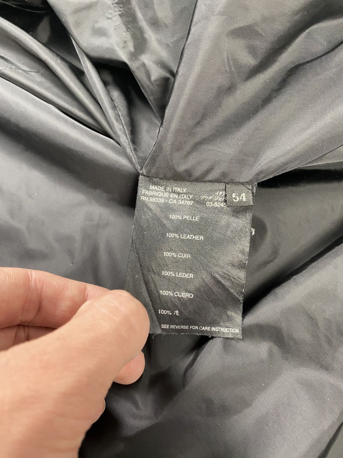 Prada Prada Leather Jacket, Coat + Neylon Vest Size US XL / EU 56 / 4 - 14 Thumbnail