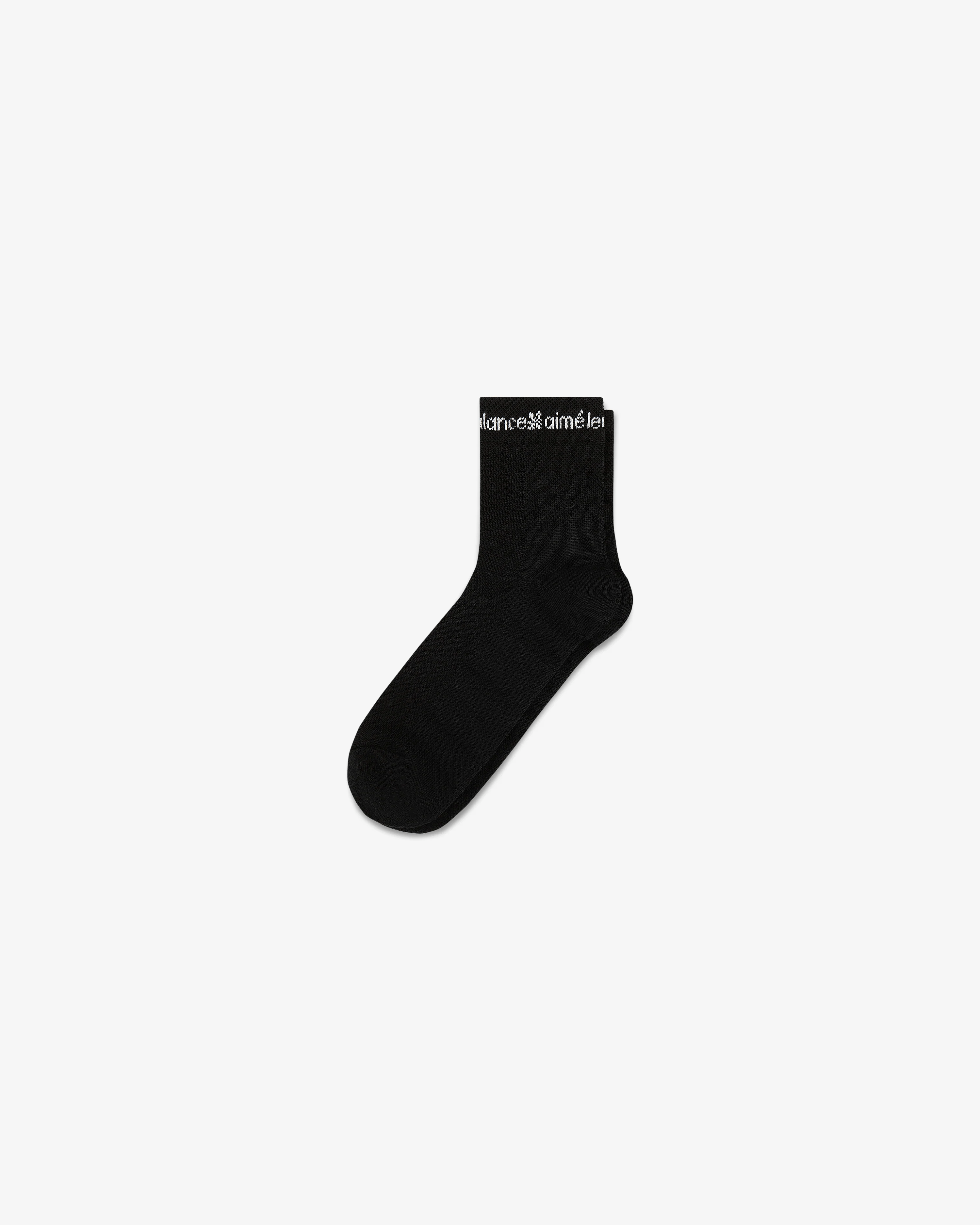 Aime Leon Dore × New Balance ALD / New Balance RC56 Performance Ankle Sock in Jet Black Size ONE SIZE - 1 Thumbnail