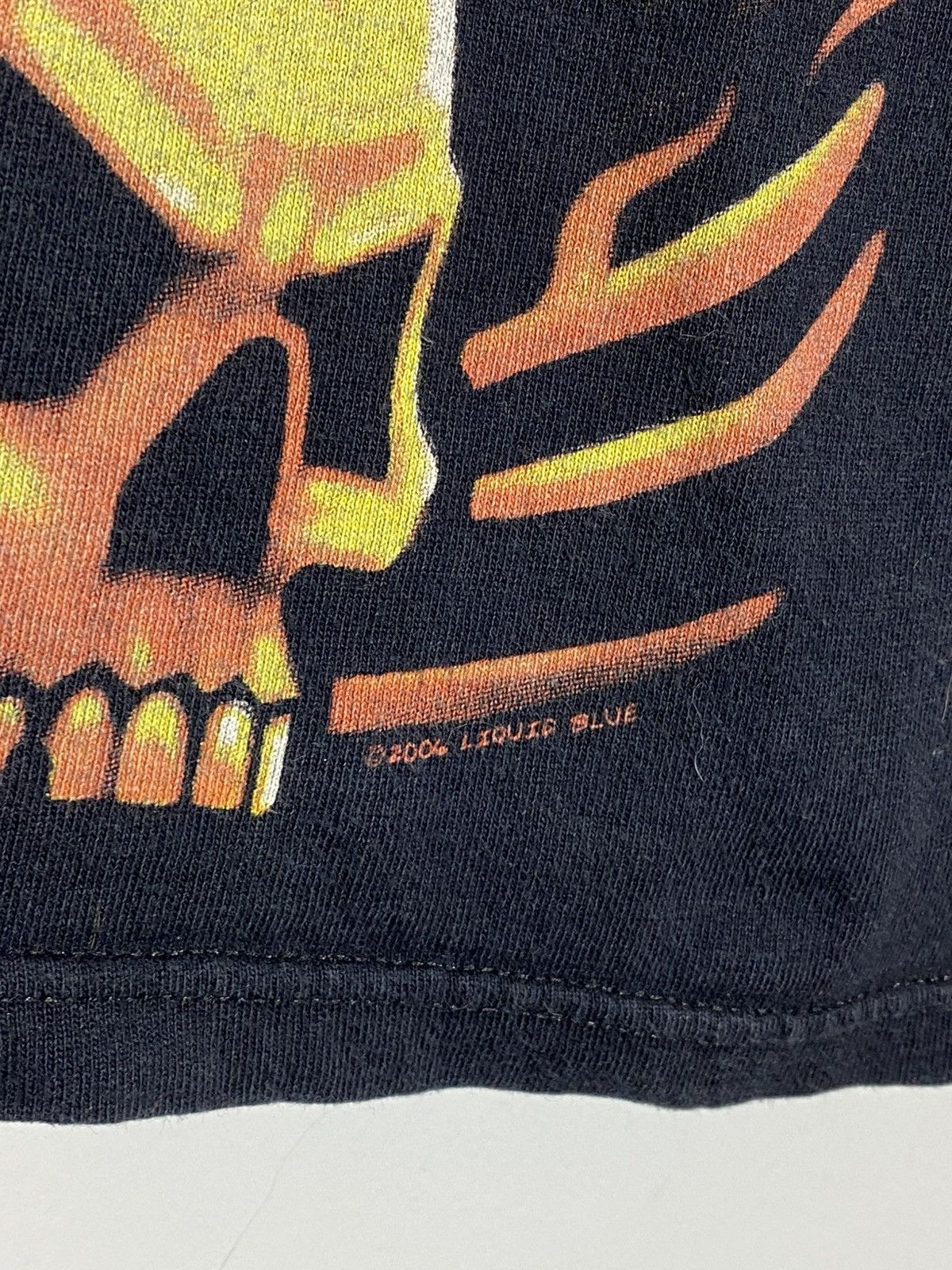 Liquid Blue Vintage 00s Liquid Blue Skull Pile All Over Print T-Shirt DS Size US XL / EU 56 / 4 - 6 Thumbnail