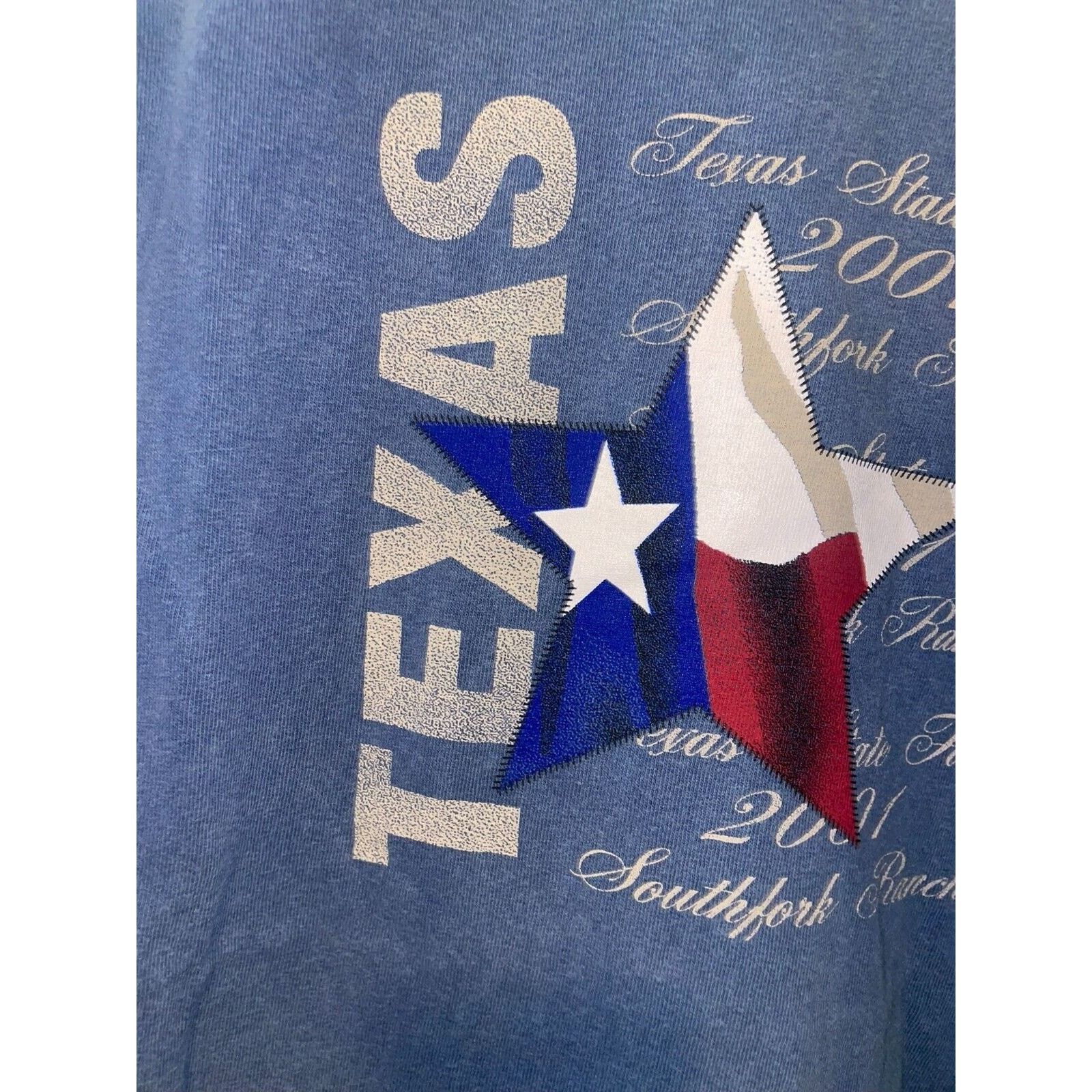 Vintage Vintage Texas Shirt State Fair Southfork Ranch TX Tee 2001 M Size US M / EU 48-50 / 2 - 3 Thumbnail