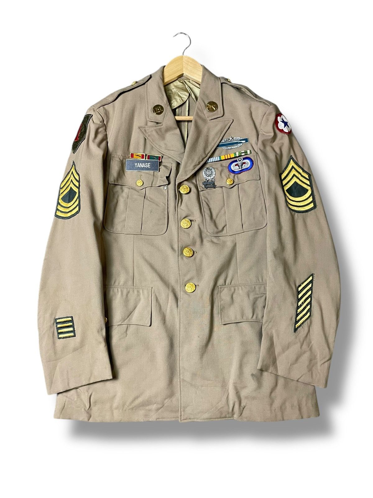 Japanese Brand × Vintage Army Officers Uniform Jacket (107) Size US XXS / EU 40 - 1 Thumbnail