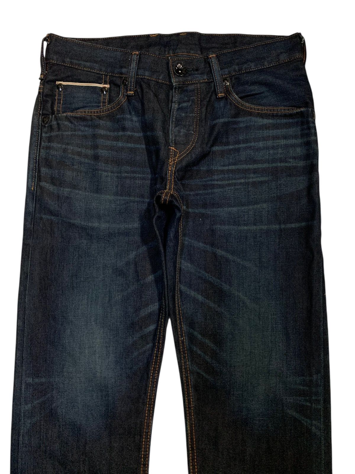 Edwin × If Six Was Nine × Kapital EDWIN SEN SELVEDGE BUCKLE BACK JAPANESE DISTRESSED DENIM Size US 31 - 6 Thumbnail