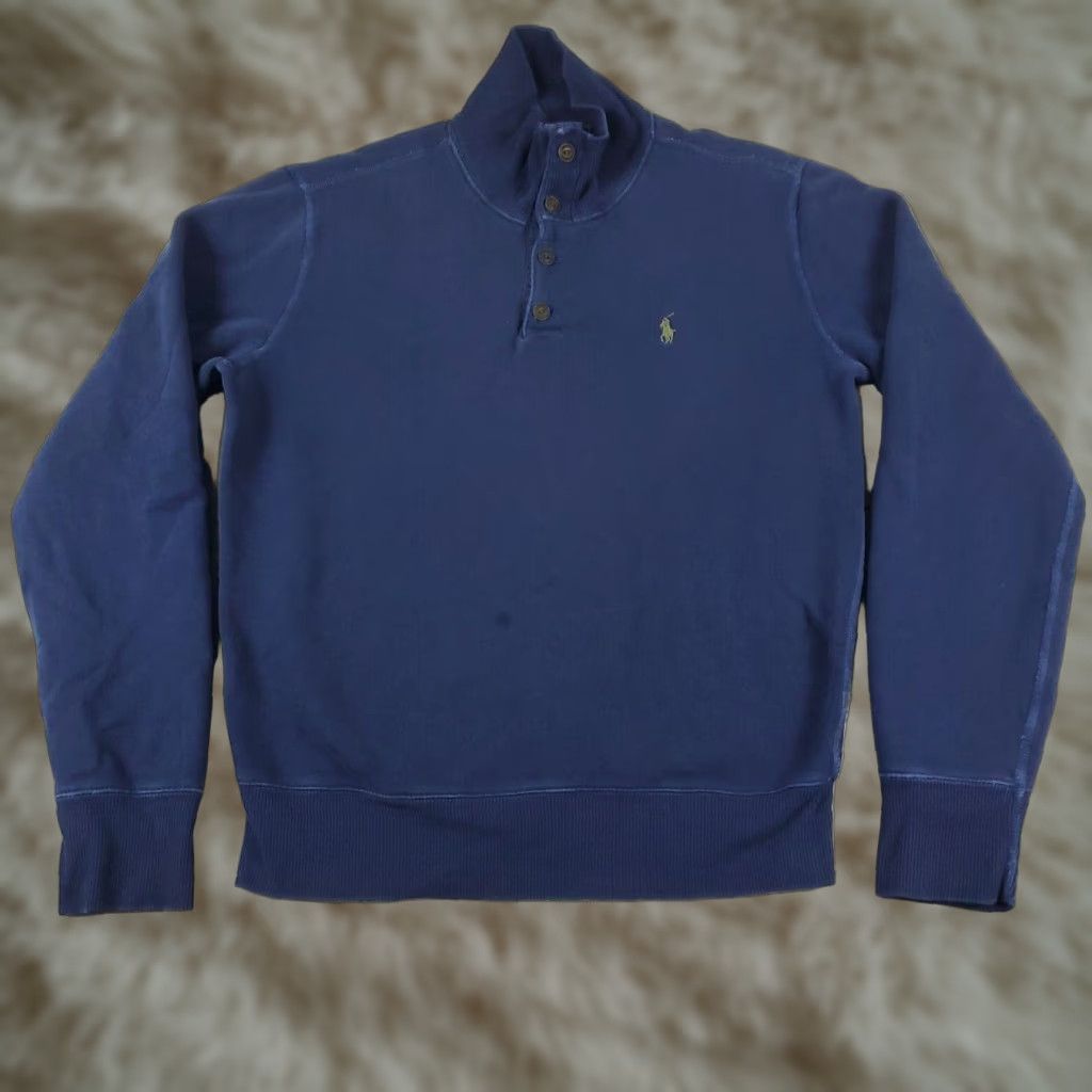 Ralph Lauren Ralph Lauren Polo Sweater Mens Medium Blue Crew Neck Pullover Classic Knit Size US M / EU 48-50 / 2 - 1 Thumbnail