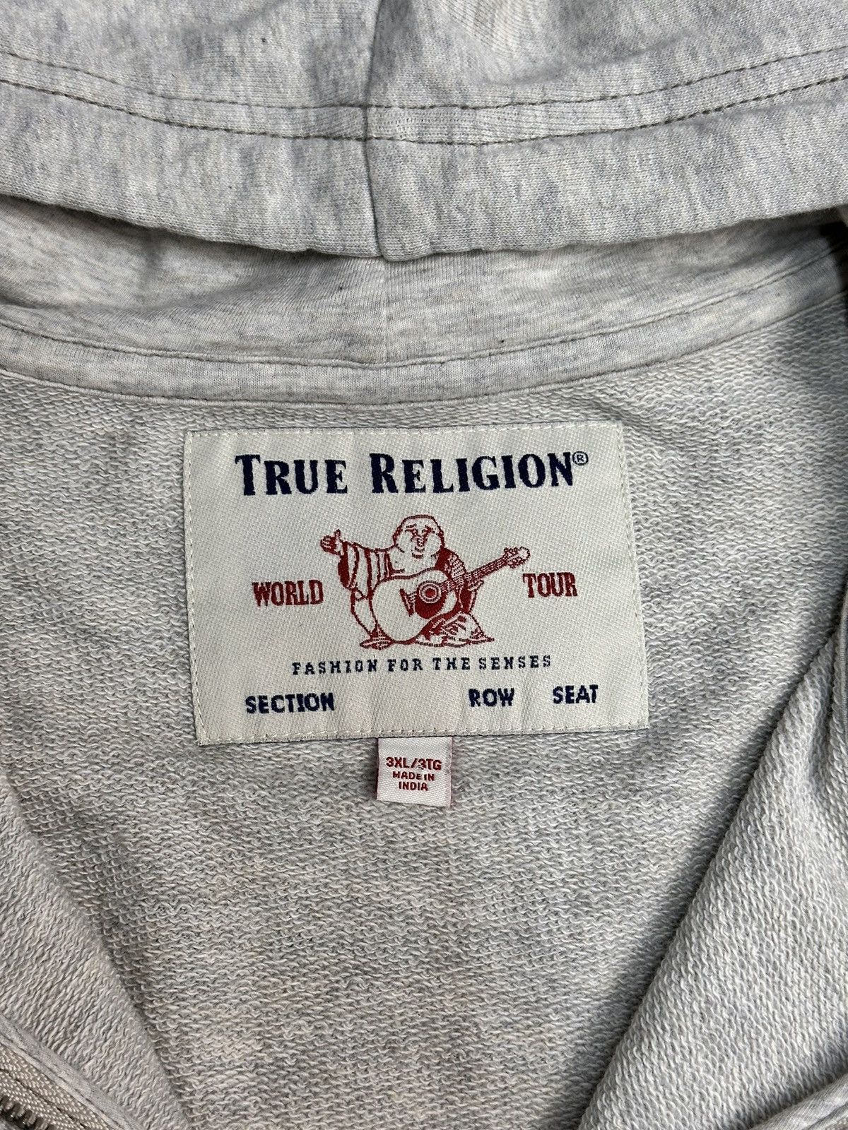 True Religion Vintage USA Hoodie True religion Japanese Style Ed Hardy Y2k Size US XXL / EU 58 / 5 - 8 Thumbnail