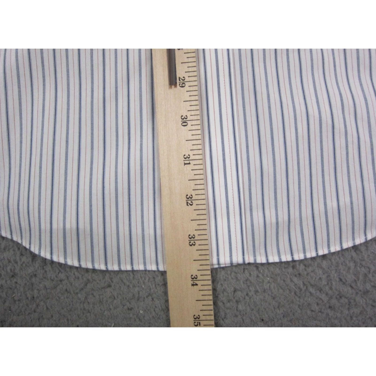 Brooks Brothers Brooks Brothers Shirt Mens XL White Men Striped Regent Supima Cotton Size US XL / EU 56 / 4 - 6 Thumbnail