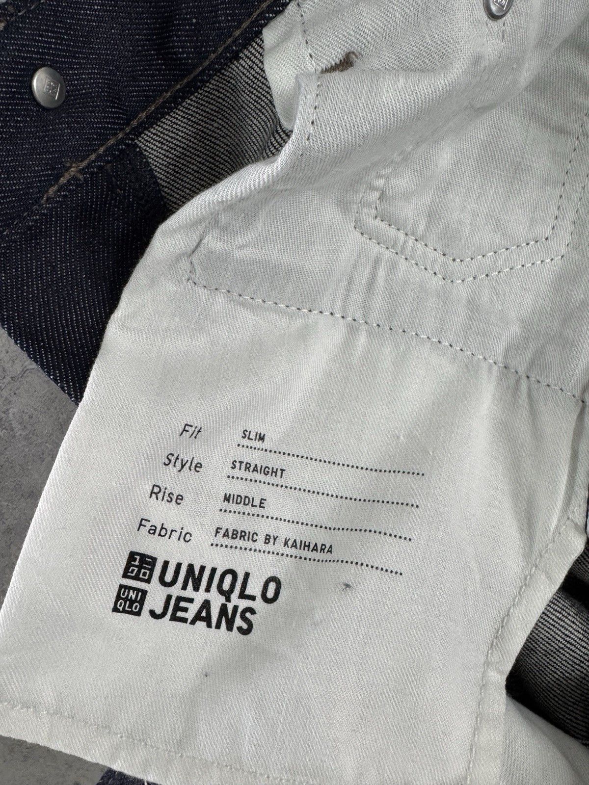 Uniqlo NEW Uniqlo Jeans Selvedge Straight Denim Fabric by Kaihara Size US 31 - 8 Thumbnail