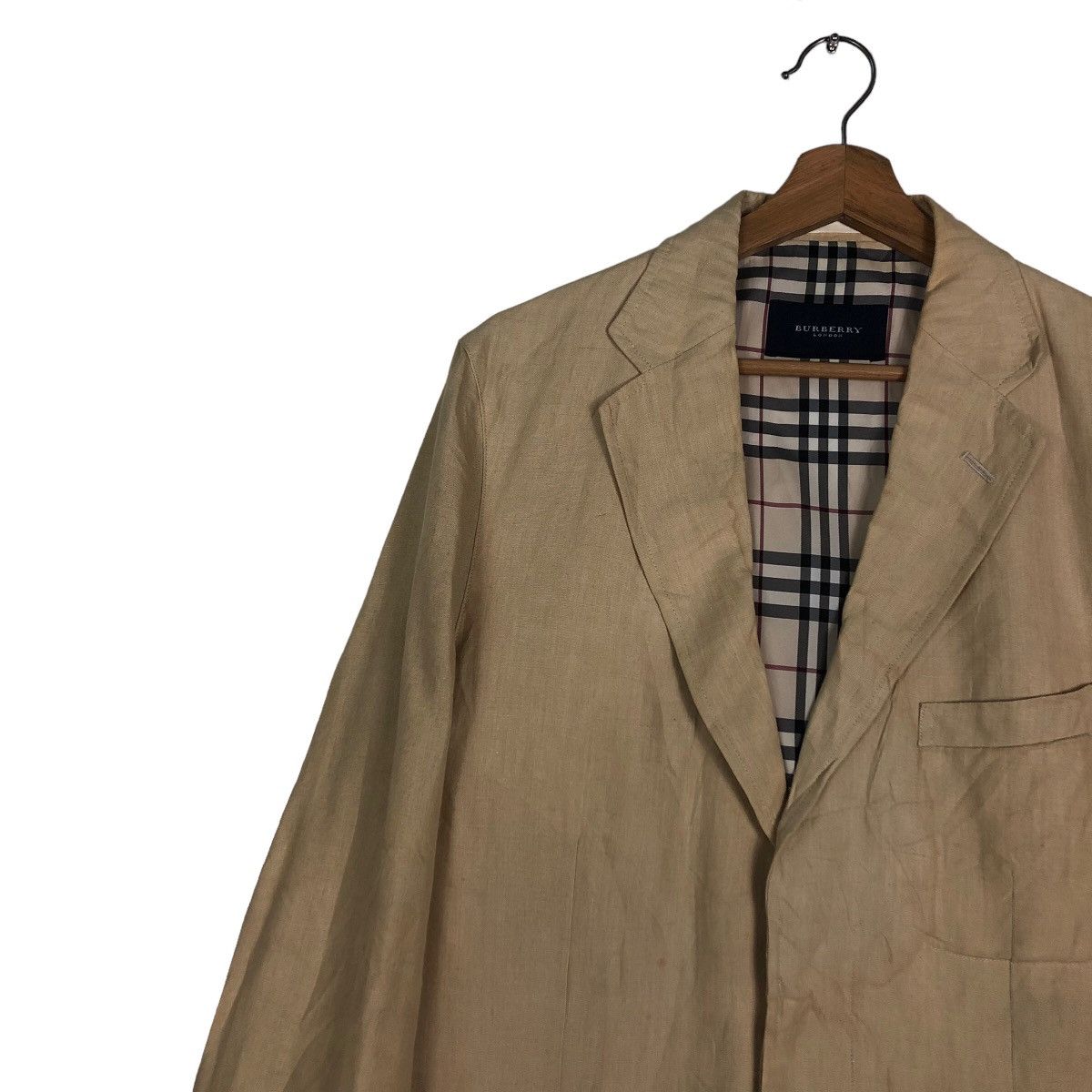 Burberry 🔥Vintage Burberry London Chore Jacket Nova Check Design Size US L / EU 52-54 / 3 - 7 Thumbnail