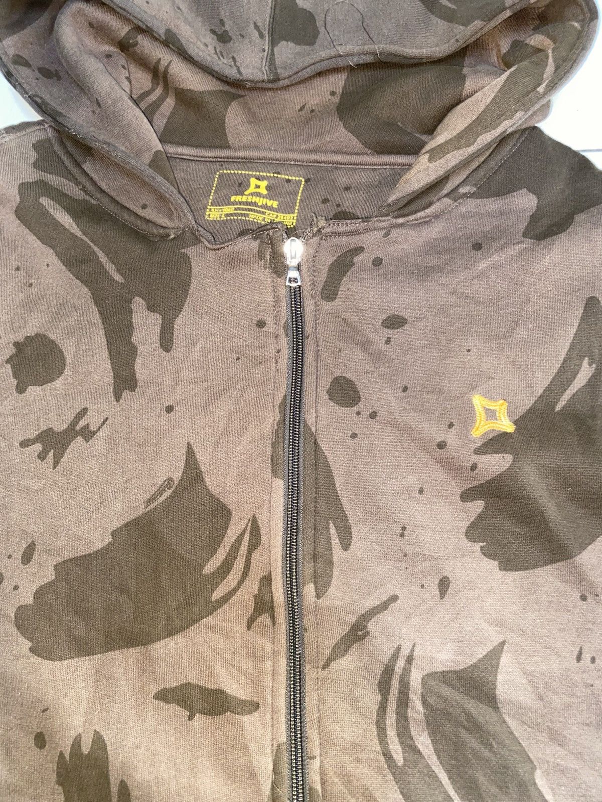 Freshjive × Vintage Freshhive Brown Camouflage Zipper Hoodie Size US L / EU 52-54 / 3 - 4 Thumbnail