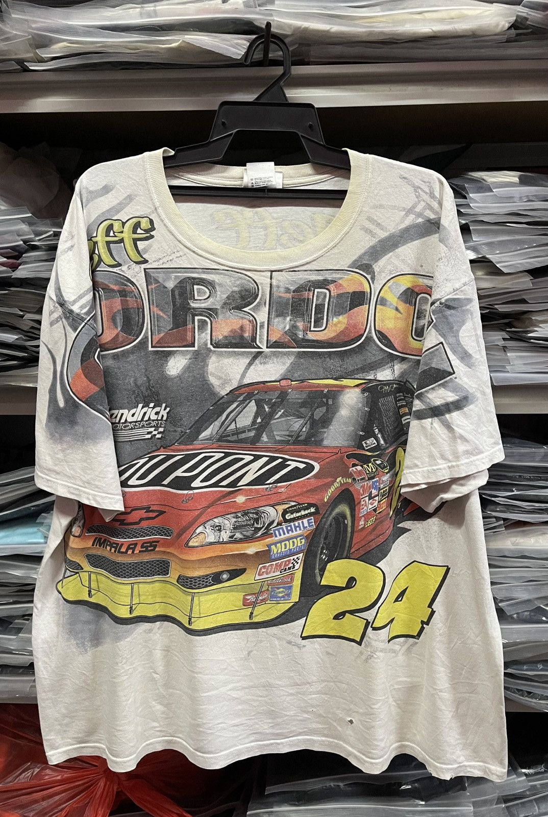 Vintage Vintage Jeff Gordon Over Print Very Rare🔥🔥🔥 Size US XXL / EU 58 / 5 - 1 Thumbnail