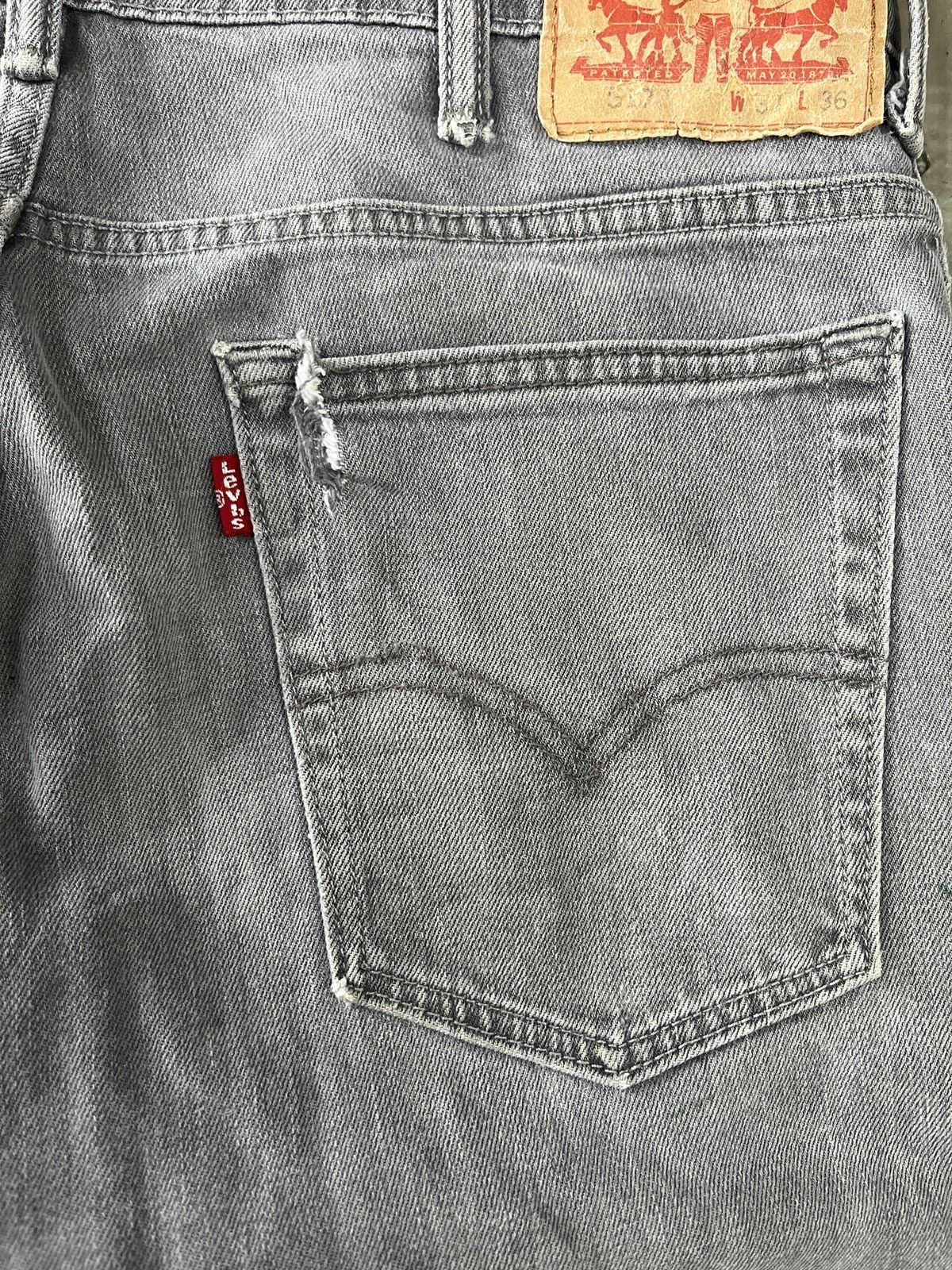 Levi's Vintage 90s Levis 517 Paint Splatter Junya Helmut Lang Style Size US 33 - 5 Thumbnail