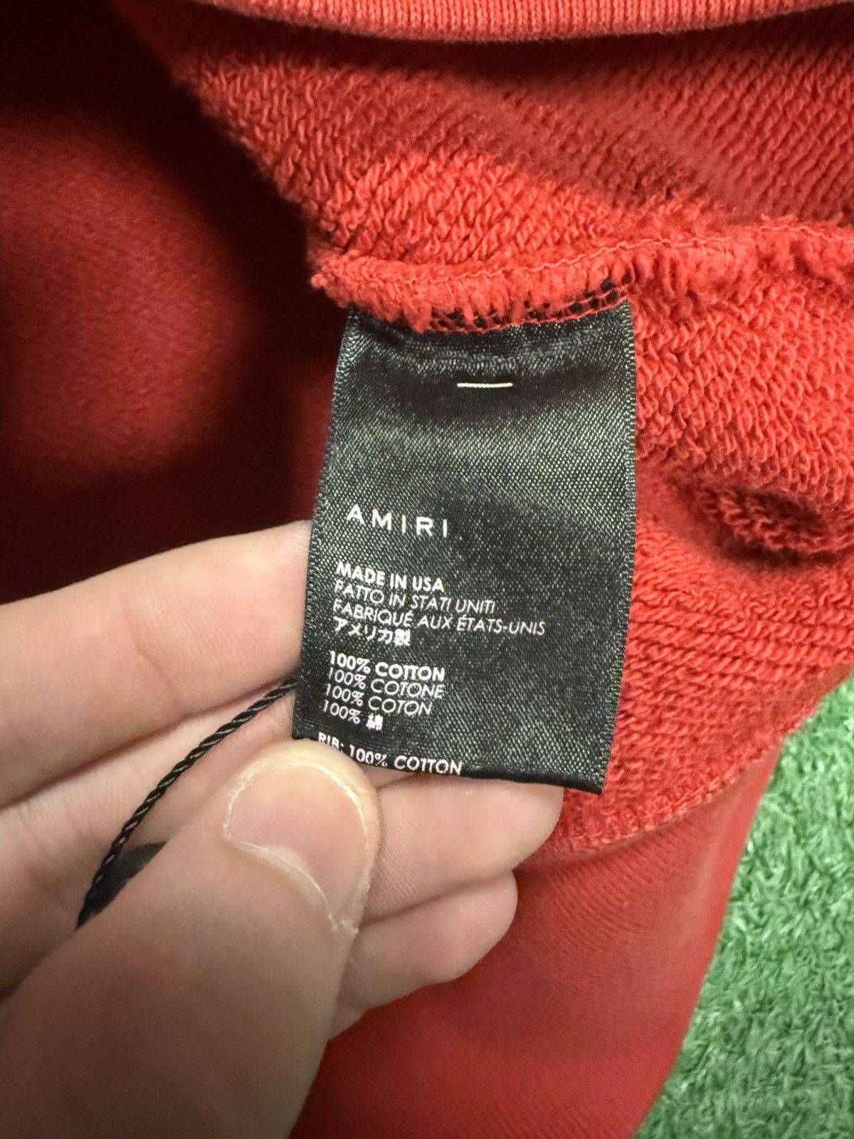 Amiri Amiri spellout hoodie Size US S / EU 44-46 / 1 - 4 Thumbnail