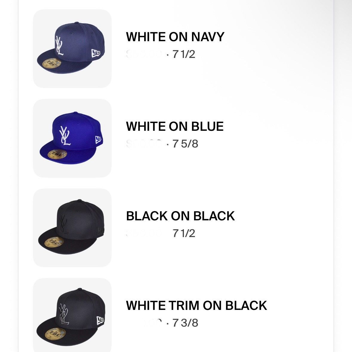 Playboi Carti Opium YVL Fitted Hat 7 5/8 Blue