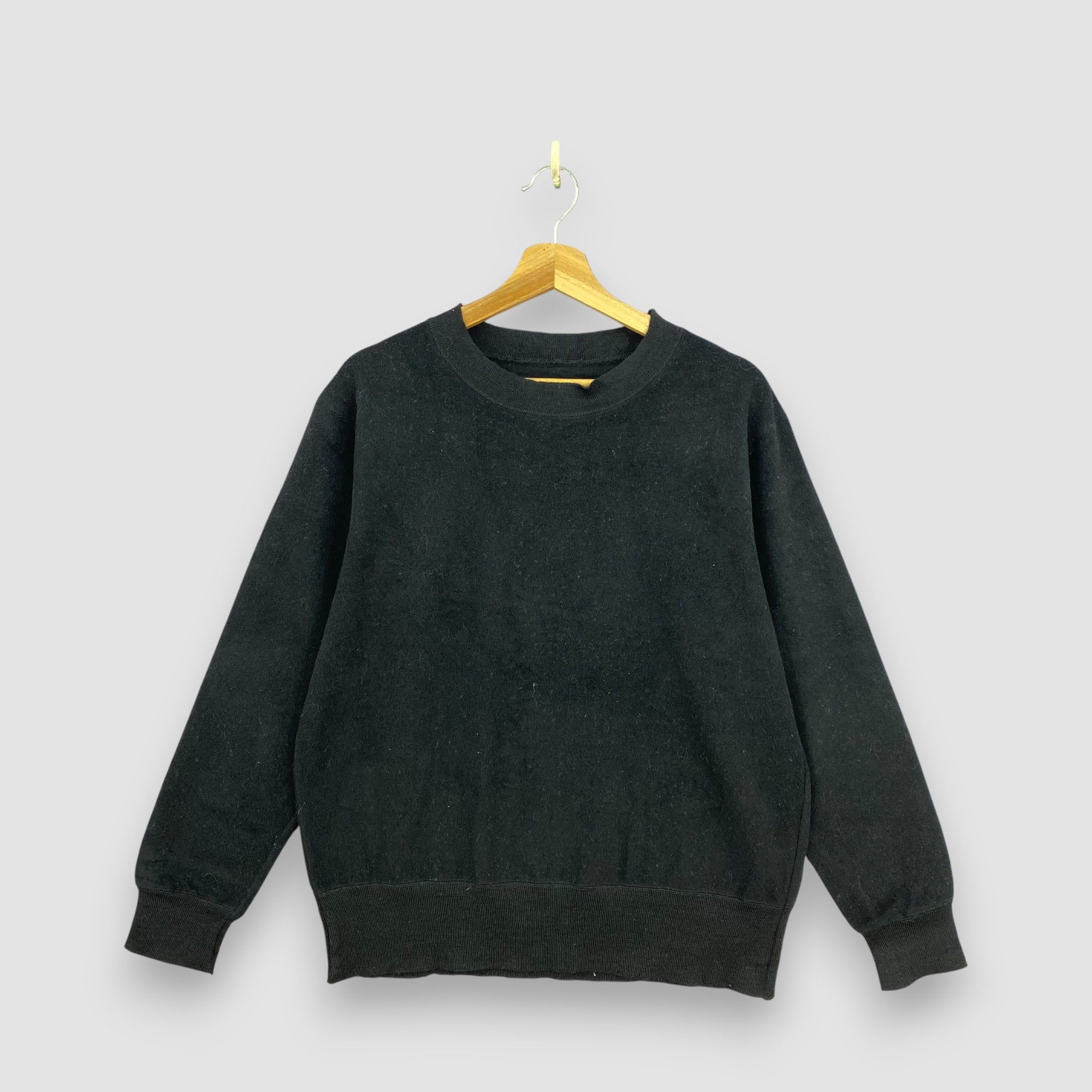 Margaret Howell Vintage 90s Margaret Howell Plain Pullover Wool Sweatshirt Size US M / EU 48-50 / 2 - 1 Thumbnail