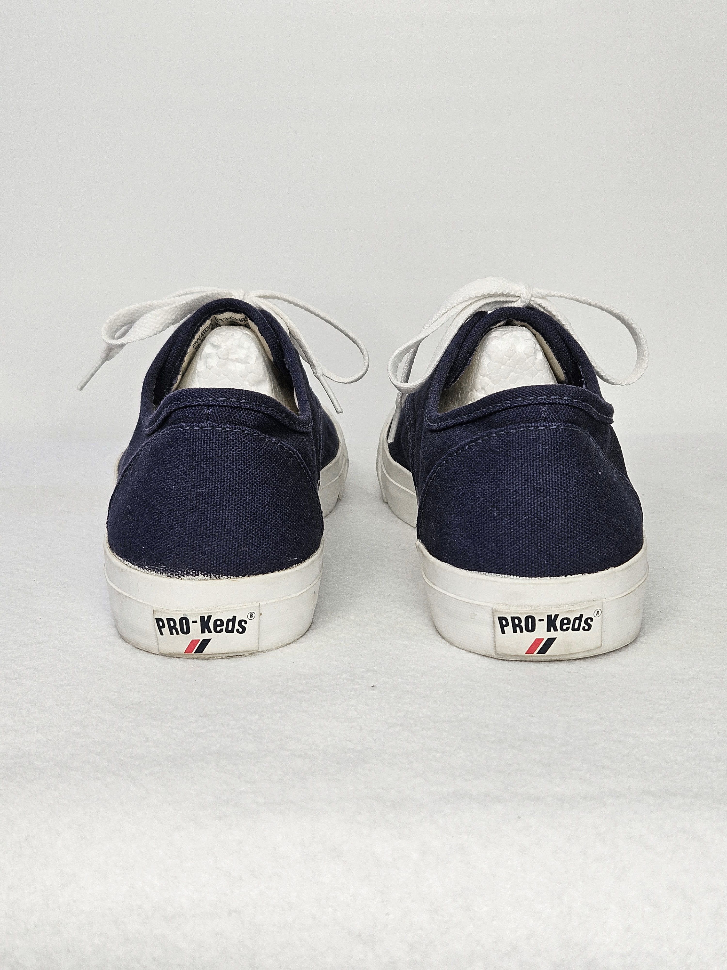 Pro-Keds Pro Keds Size 9 Sneakers Blue Navy Cotton Canvas Flats Lace Size US 9 / IT 39 - 6 Thumbnail
