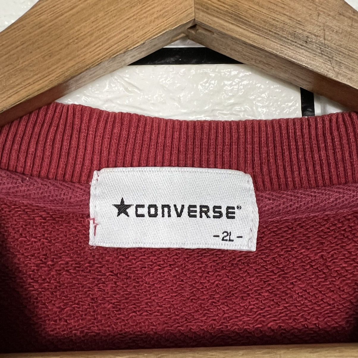 Converse CONVERSE Big Logo Crewneck Sweatshirt #3991-C182 Size US XL / EU 56 / 4 - 12 Thumbnail