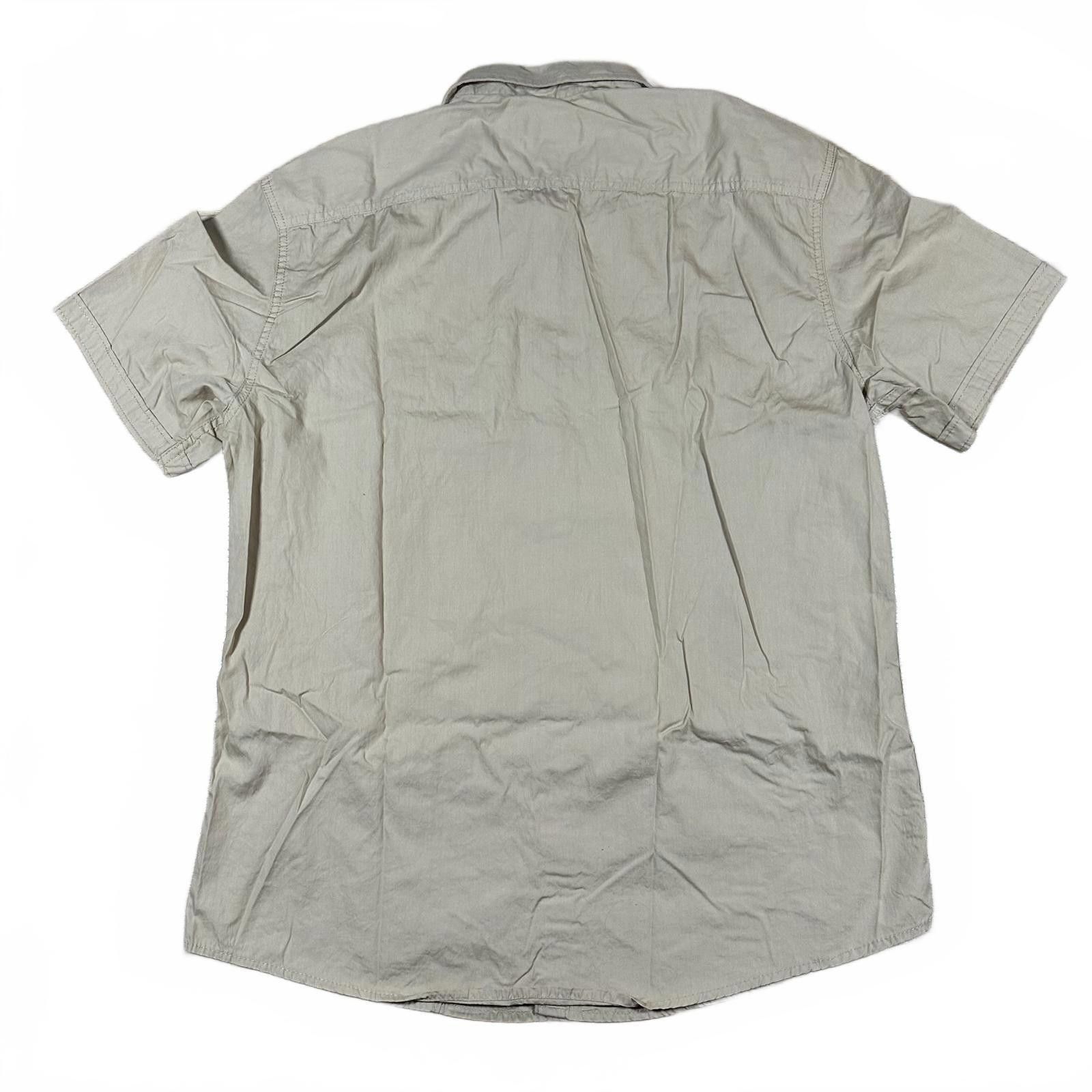 Ecko Unltd. Ecko Unltd. Mens Button up Shirt XL Beige Short Sleeve Size US XL / EU 56 / 4 - 2 Thumbnail