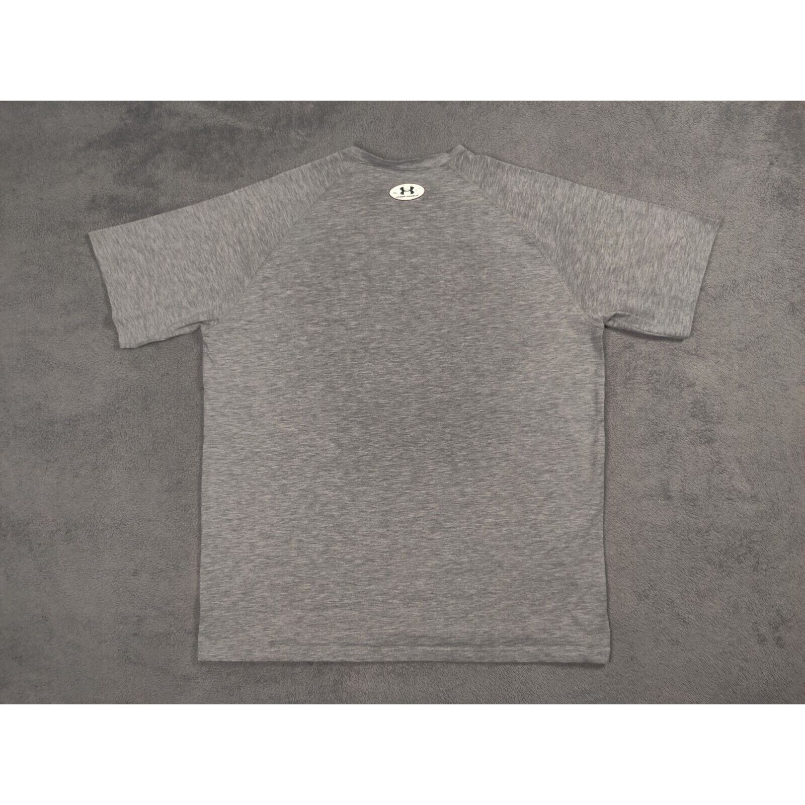 Under Armour Under Armour Shirt Adult Mens XL Gray Black Center Logo Size US XL / EU 56 / 4 - 5 Thumbnail